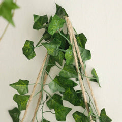 Hanging Shelves with Artificial Ivy LED-Strip Light