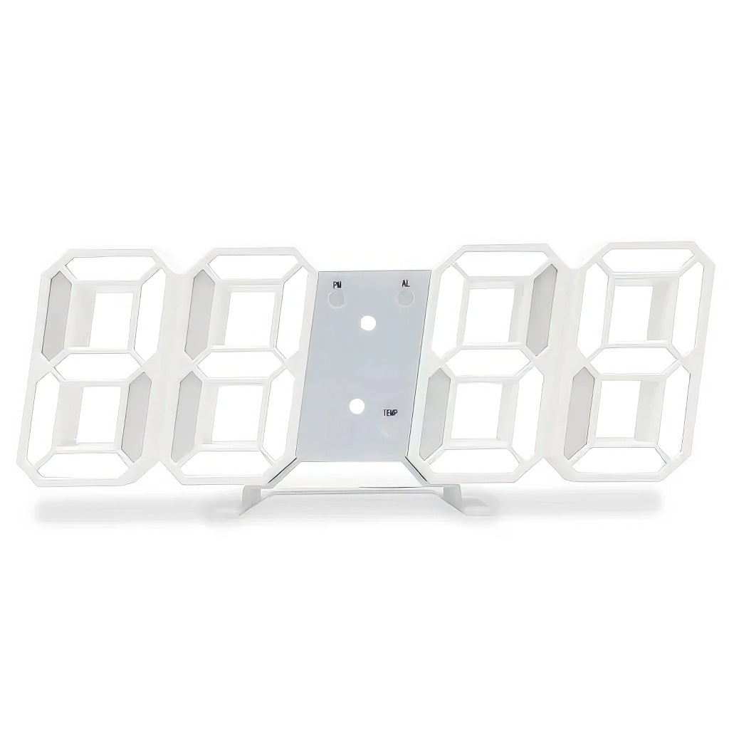 White Digital Alarm Clock