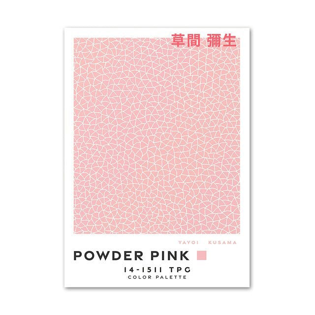 Japanese Pink Selection Canvas Posters