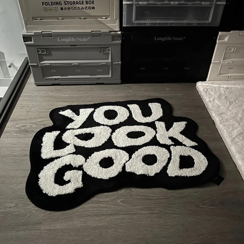 You Look Good Tufted Accent Rug